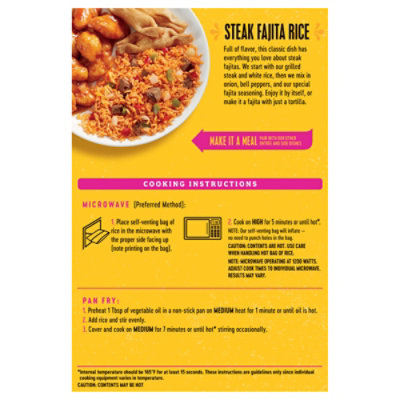 Del Corazone Steak Fajita Rice   16 Oz - 16 OZ - Image 6