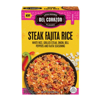 Del Corazone Steak Fajita Rice   16 Oz - 16 OZ - Image 1