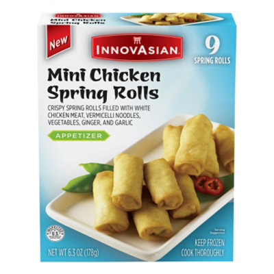 InnovAsian Mini Chicken Spring Rolls - 6.3 Oz