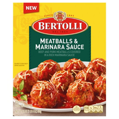 Bertolli Meatballs And Marinara Sauce Made With Beef And Pork Frozen Meal 24 Oz - 24 OZ - Image 2
