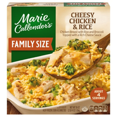 Marie Callenders Family Size Cheesy Chicken And Rice Frozen Meal 36 Oz - 36 OZ - Image 3