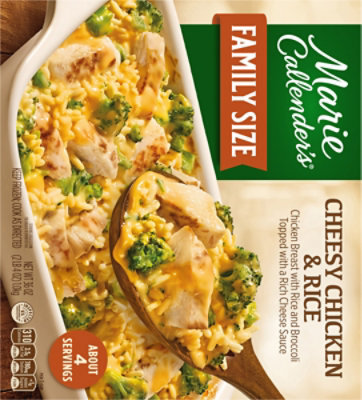 Marie Callenders Family Size Cheesy Chicken And Rice Frozen Meal 36 Oz - 36 OZ - Image 6