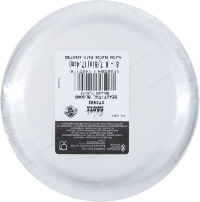 Beautiful Bloom 7in Plate - 8 CT - Image 4