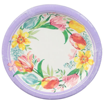 Beautiful Bloom 7in Plate - 8 CT - Image 2