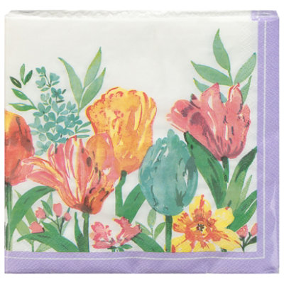 Beautiful Bloom Lunch Napkin - 16 CT - Image 3