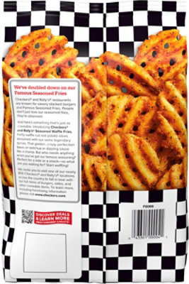 Checker's Rally's Seasoned Waffle Fries, 24 Oz - 24 OZ - Image 6