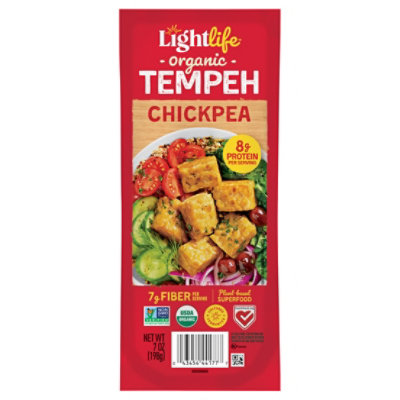 Lightlife Tempeh Chickpea Orig Og - 7 OZ - Image 1
