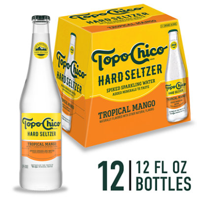 Topo Chico Hard Seltzer Tropical 4.7% ABV Bottles - 12-12 Fl. Oz. - Image 1