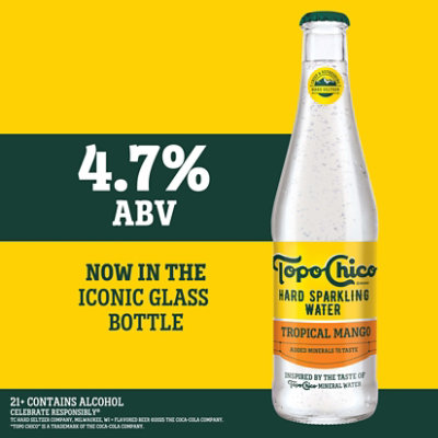Topo Chico Hard Seltzer Tropical 4.7% ABV Bottles - 12-12 Fl. Oz. - Image 3