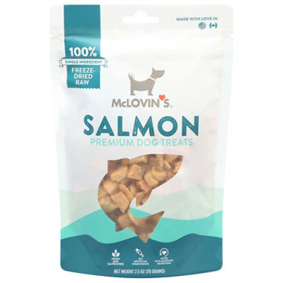 Mclovins Pet Food Dog Treats Salmon Freeze Dried - 2.5 OZ - Image 2