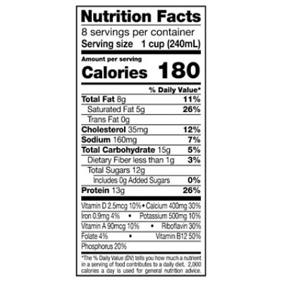 Trumoo Milk Whole Chocolate Zero Added Sugar Lactose Free Protein Fortified  Half Gallon 64 Fz - 64 FZ - Image 2