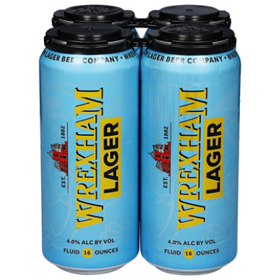 Wrexham Lager 4-16 Fl Oz In Cans - 4-16 FZ - Image 2