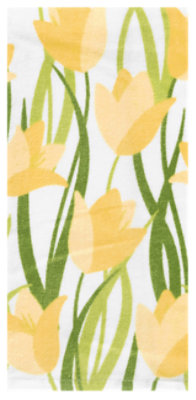 John Ritzenthaler Yellow Tulips Kitchen Towel - Each - Image 1