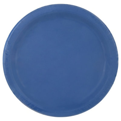 Creative Converting Celebrations Cobalt Dinner Plates 8 Count - Each - Image 1