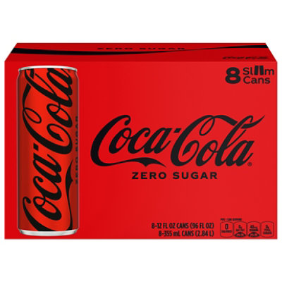 Coca Cola Zero Sugar 8-12fz - 8-12 FZ - Image 2