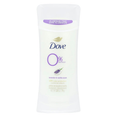Dove Aluminum Free Deodorant, Lavender  Vanilla Scent, 2.6 oz (74 g) - Image 1