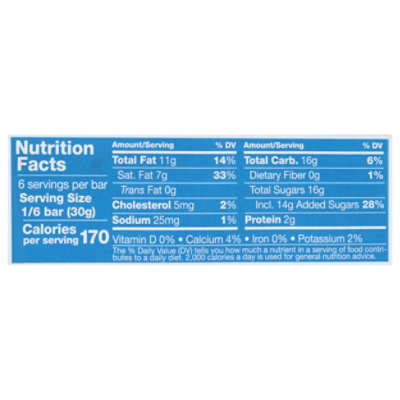 White Chocolate Lg Bar - 6.35 OZ - Image 4