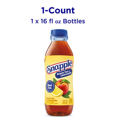 Snapple Peach Tea & Lemonade 16fz - 16 FZ - Image 3