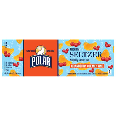 Polar Seltzer Cranberry Clementine 12-12fz - 12-12FZ - Image 1
