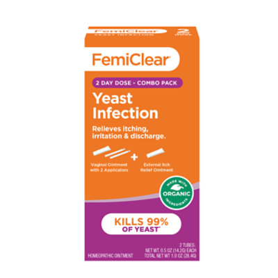 Femiclear 2 Day Yeast Infection Treatment 2 Day Combo - 1 OZ - Image 2