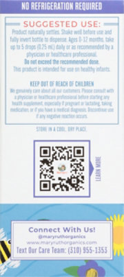 Maryruths Infant Organic Precision Probiotic Colic Drops Unflavored - .27 FZ - Image 5
