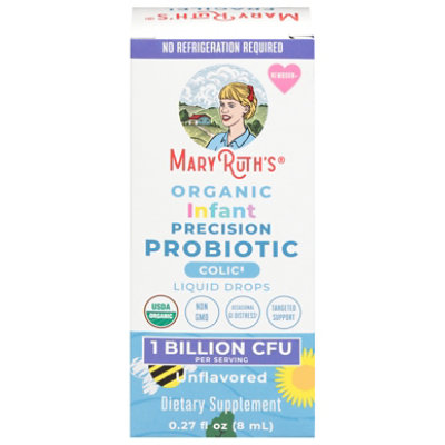 Maryruths Infant Organic Precision Probiotic Colic Drops Unflavored - .27 FZ - Image 1
