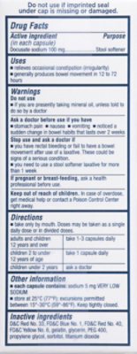 Colace Extra Strength 250mg Clear Soft Gels 60ct - 60 CT - Image 5