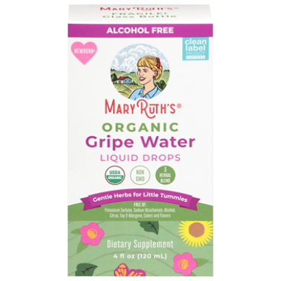 Maryruths Organic Gripe Water Liquid Drops 4 Fl Oz - 4 FZ - Image 1