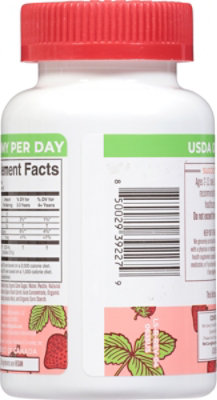 Maryruth's Organic Kids Probiotic Gummies, Strawberry, 60ct - 60 CT - Image 5