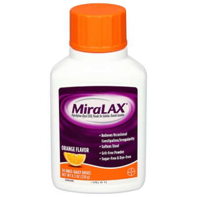 Miralax Org Pwdr 14dose 8.3oz 238g 1dz - 8.39 OZ - Image 2