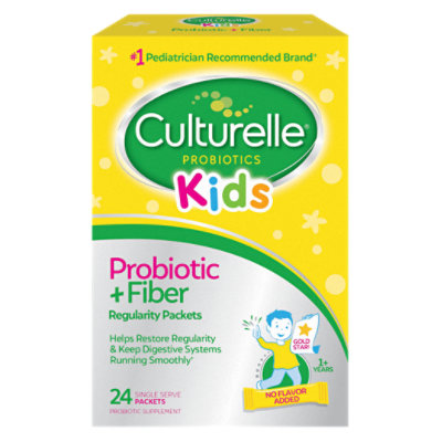 Culturelle Kids Probiotic And Fiber Regularity Single-serve Packets - 24 CT - Image 1