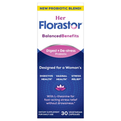 Florastor Her Probiotic - 30 CT - Image 1