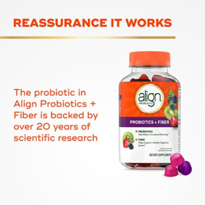 Align Bloating Relief Plus Fiber 60ct - 60 CT - Image 7