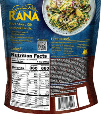 Rana Beef Short Rib Ravioli - 8 OZ - Image 5