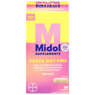 Midol Sups Peace Out Pms 30ct Bndl 2dz - 30 CT