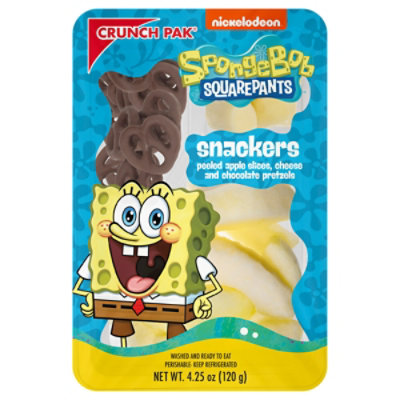 Spongebob Snacker Sweet Apples Cheese & Chocolate Covered Pretzels 4.25oz - 4.25 OZ - Image 2