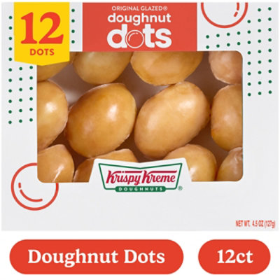 Krispy Kreme Original Glazed Doughnut Dots 12 Count - 4.5 OZ - Image 1