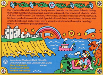 Fishwife Mackerel With Chili Flakes - 3.7 Oz - Image 6