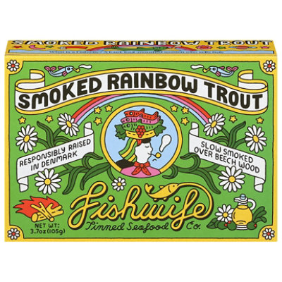 Fishwife Smoked Rainbow Trout - 3.7 OZ - Image 2