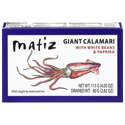 Matiz Giant Calamari W/ Beans & Paprika - 4 OZ - Image 1
