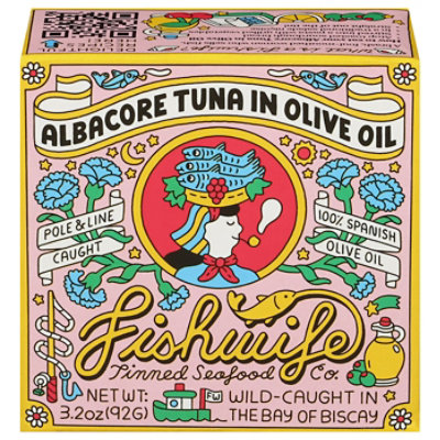 Fishwife Albacore Tuna In Olive Oil 3.2oz - 3.2 OZ - Image 2