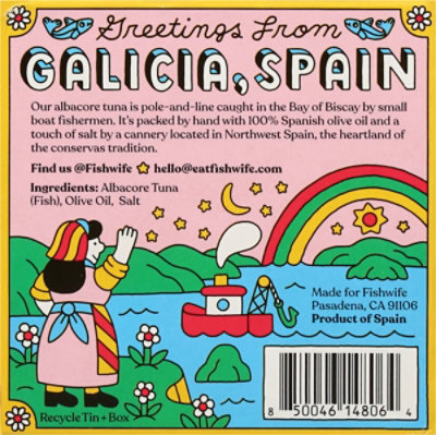 Fishwife Albacore Tuna In Olive Oil 3.2oz - 3.2 OZ - Image 5