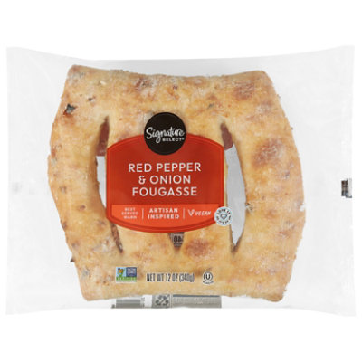 Signature Select Red Pepper Fougasse Bread - 12 OZ - Image 1