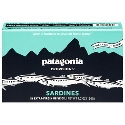 Patagonia Provisions Sardines Extra Virgin Olive Oi 4.2oz - 4.2 OZ - Image 1