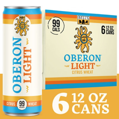 Bell's Brewery Oberon Light 6-12 Fl Oz In Cans - 6-12 FZ - Image 1