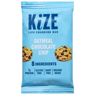 Kize Bar Oatmeal Chocolate Chip - 1.5 OZ - Image 2