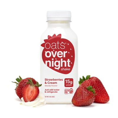 Oats Overnight Shake Strawberry & Cream - 2.1 OZ - Image 7