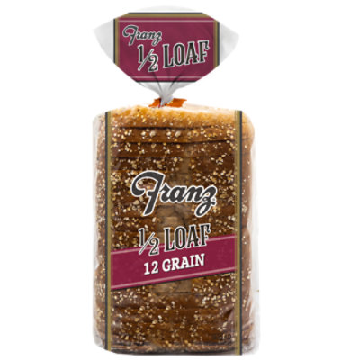 Franz 12 Grain Half Bread Loaf - 12 OZ - Image 1