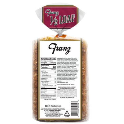 Franz 12 Grain Half Bread Loaf - 12 OZ - Image 2