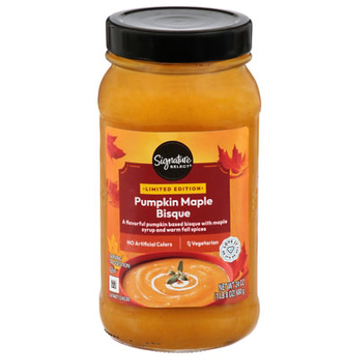 Signature Select Soup Pumpkin Maple Bisque 24 Oz - 24 OZ